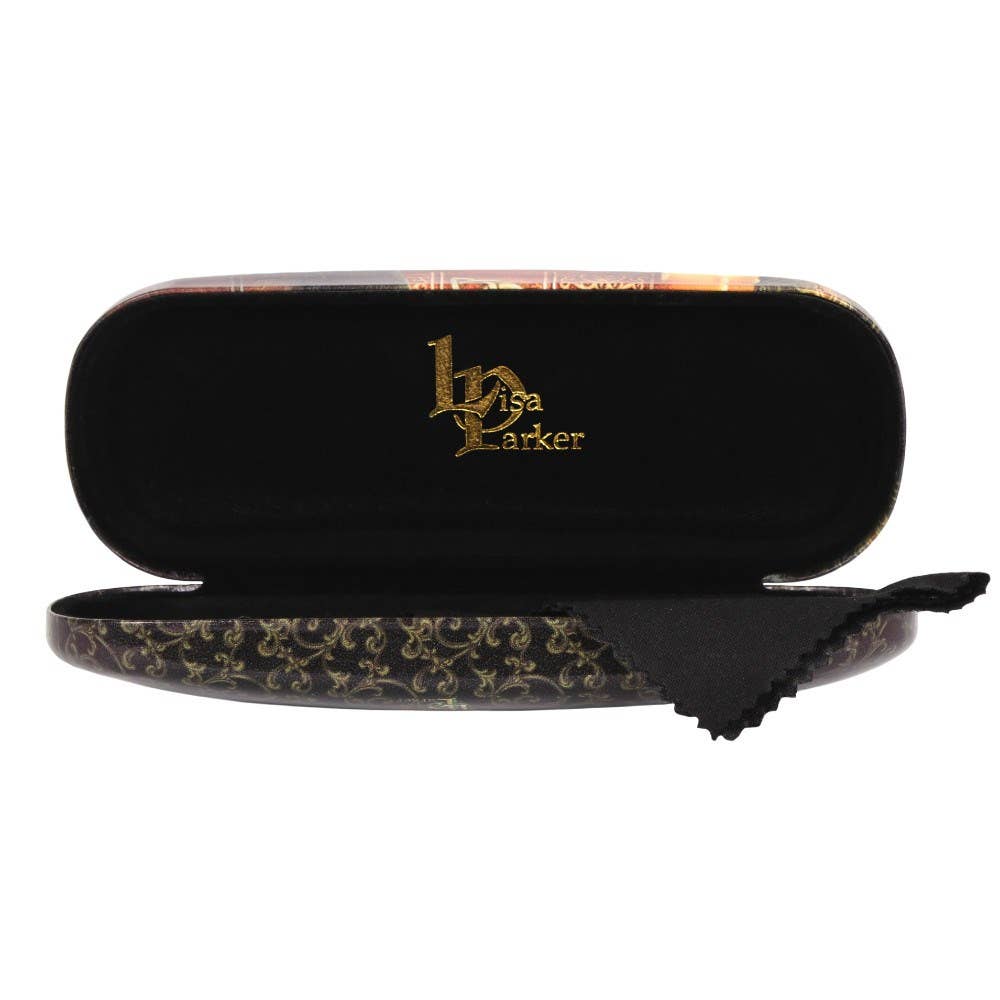 Witching Hour Cat Glasses Case By Lisa Parker