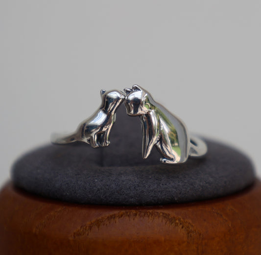 Feline Fancy Mama Love Cat Ring