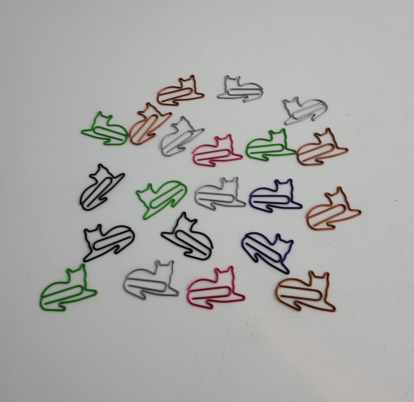 Cat Shaped Metal Paper Clips