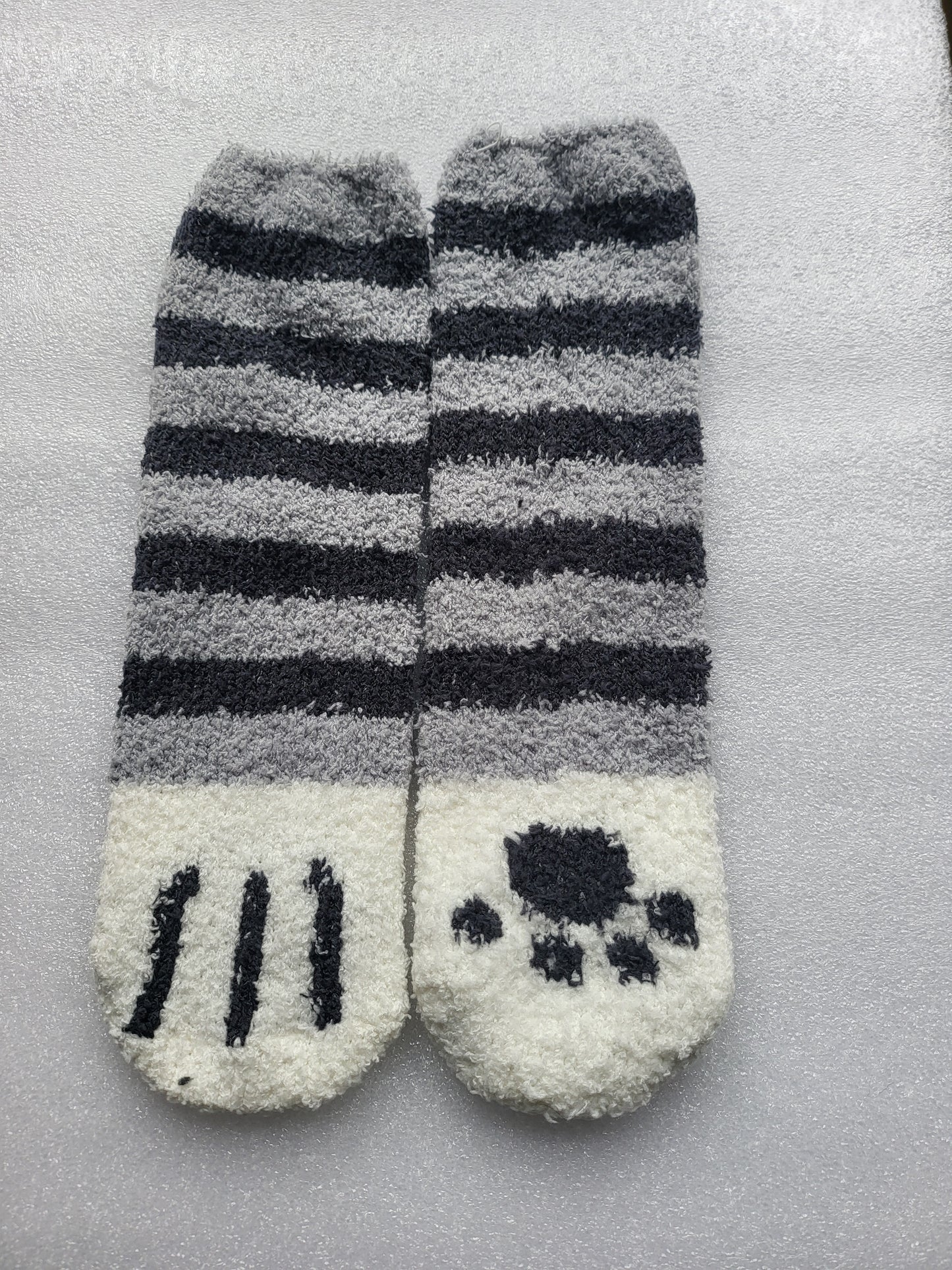 Ankle Socks with Cosy Cat Paws