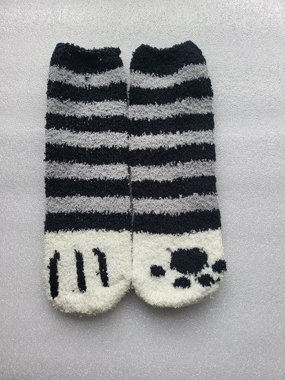 Ankle Socks with Cosy Cat Paws