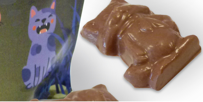 Hames Solid Milk Chocolate Shaped Cats