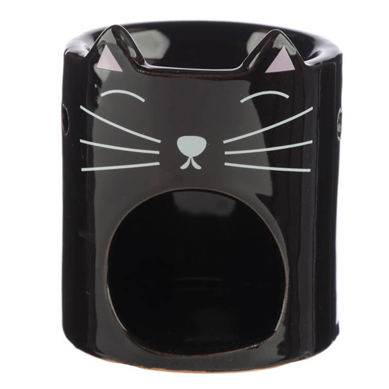 Feline Fine Ceramic Cat Head Oil Burner