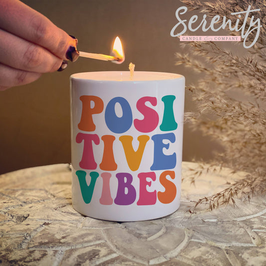 Serenity Candles Positive Vibes