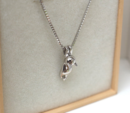 Feline Fancy Hold On Cat Necklace