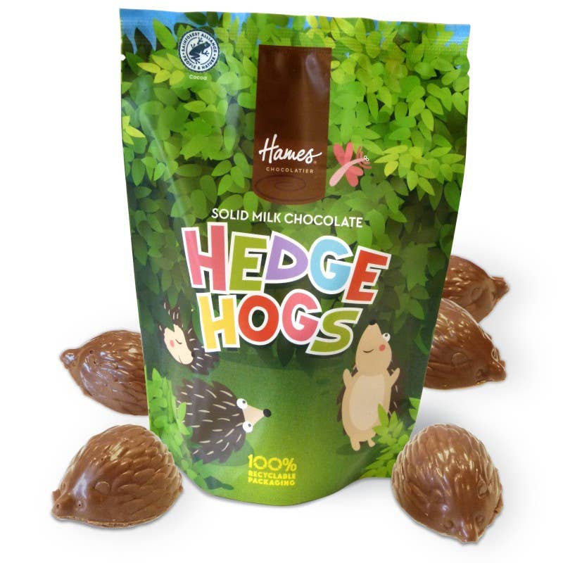 Hames Solid Milk Chocolate Shaped Hedgehogs