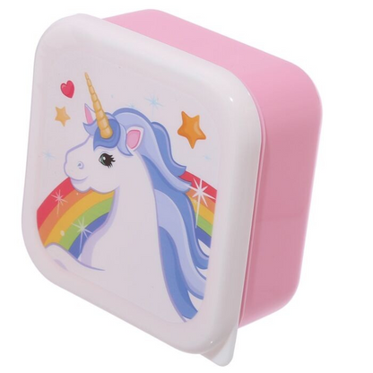 Enchanted Rainbows Unicorn Set of 3 Lunch Box SML