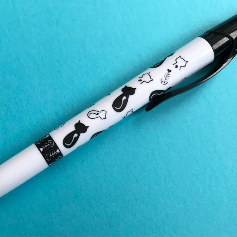 Click Pen with Cat Designs