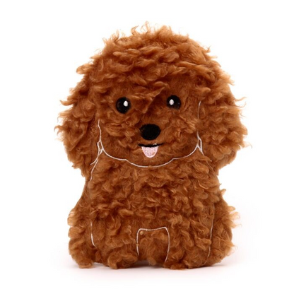 Cavapoo Fluffy Dog Microwavable Plush Lavender Heat Pack