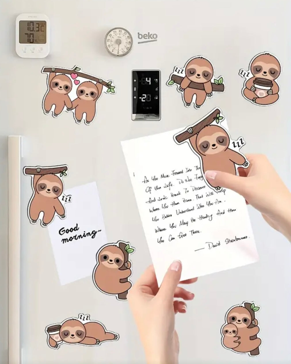 Cute Sloth Refrigerator Magnets