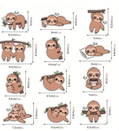 Cute Sloth Refrigerator Magnets