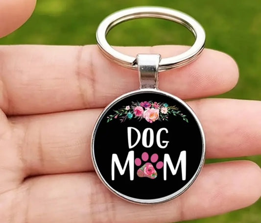 Dog Mom Keyring