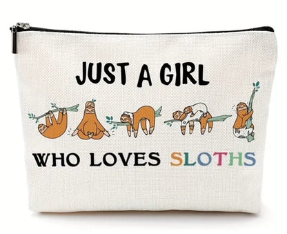 Sloth Cosmetic Bag