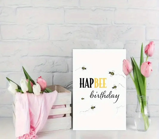 Greetings Card Hapbee Birthday