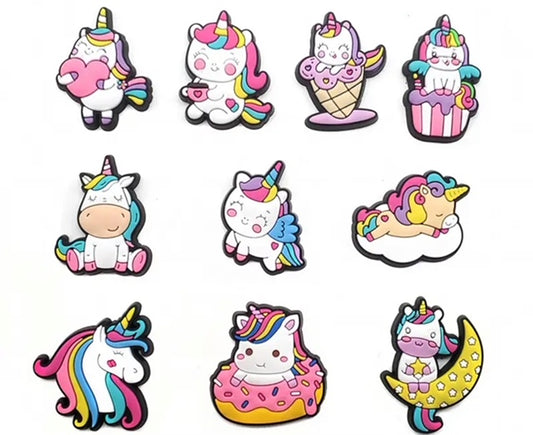 Unicorn Shoe Charms for Crocs