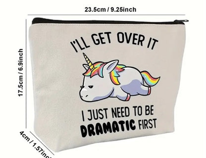 Charming Unicorn Makeup Bag  I Just Need to Be Dramatic