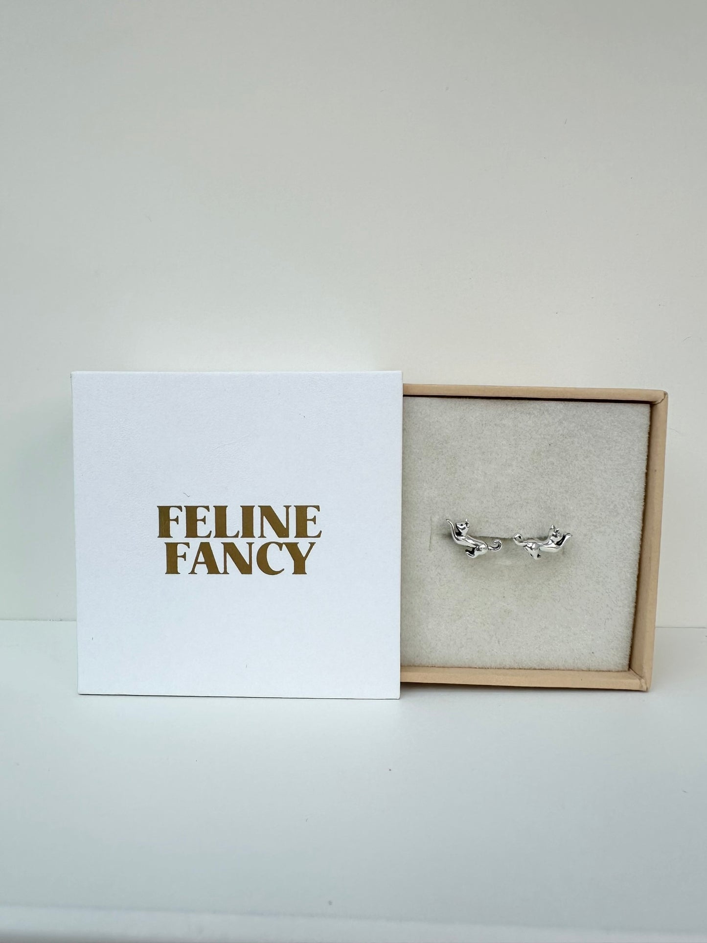 Feline Fancy Afetta Cat Earrings