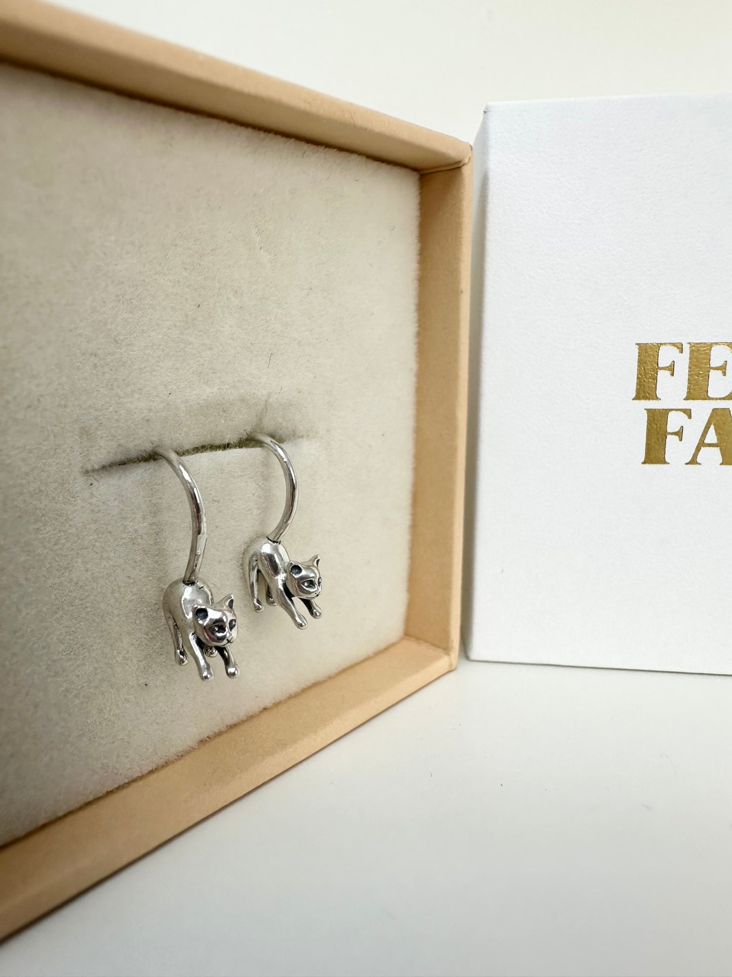 Feline Fancy Audrey Cat Earrings