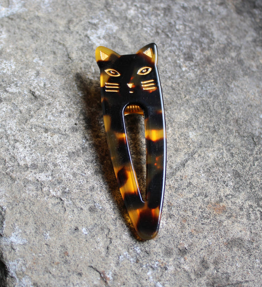 Hair Clip with Cat Head