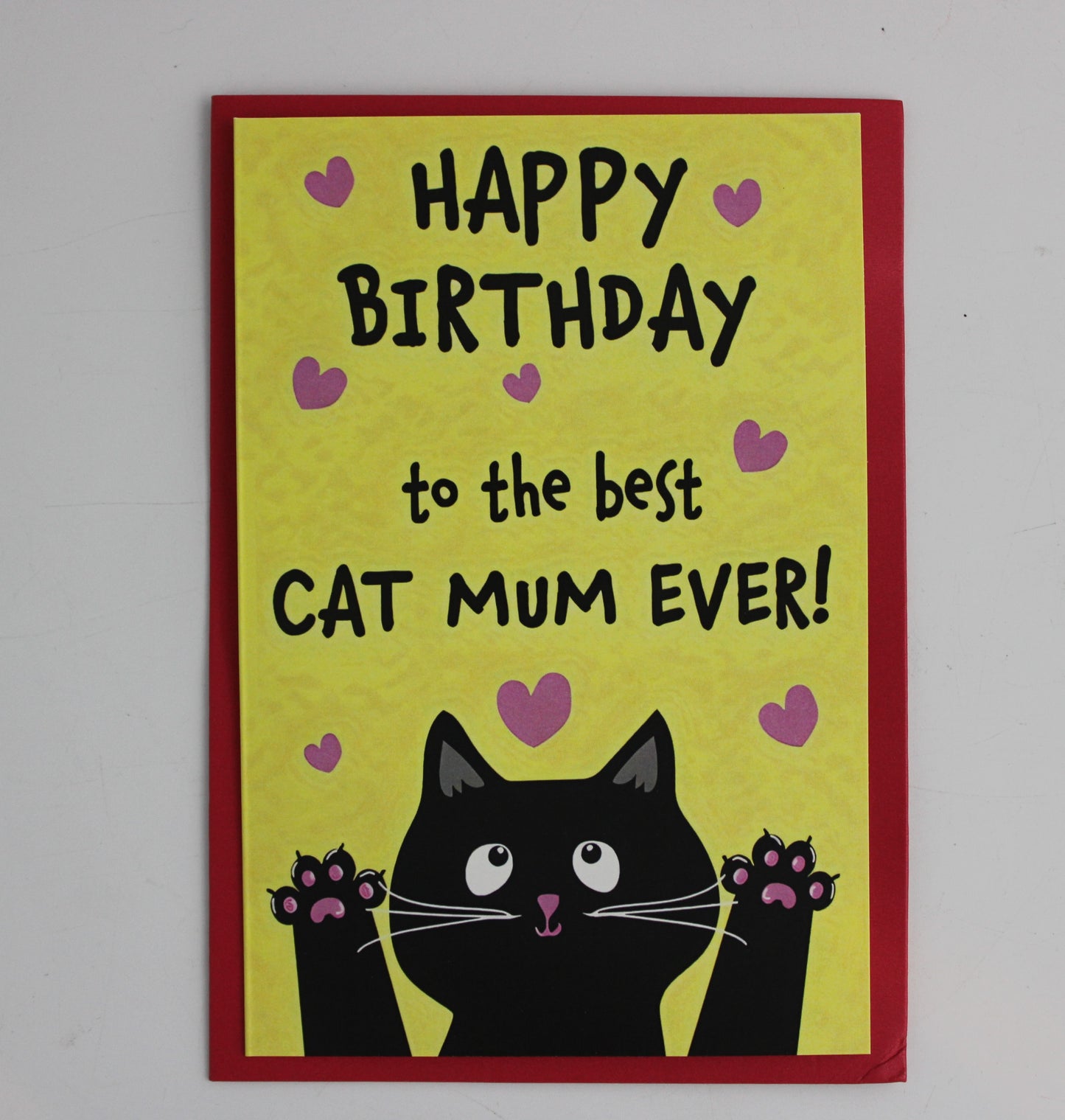 Greetings Card Happy Birthday To the Best Cat Mum Ever