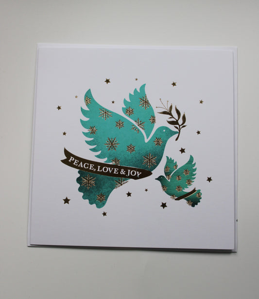 Christmas Card Dove