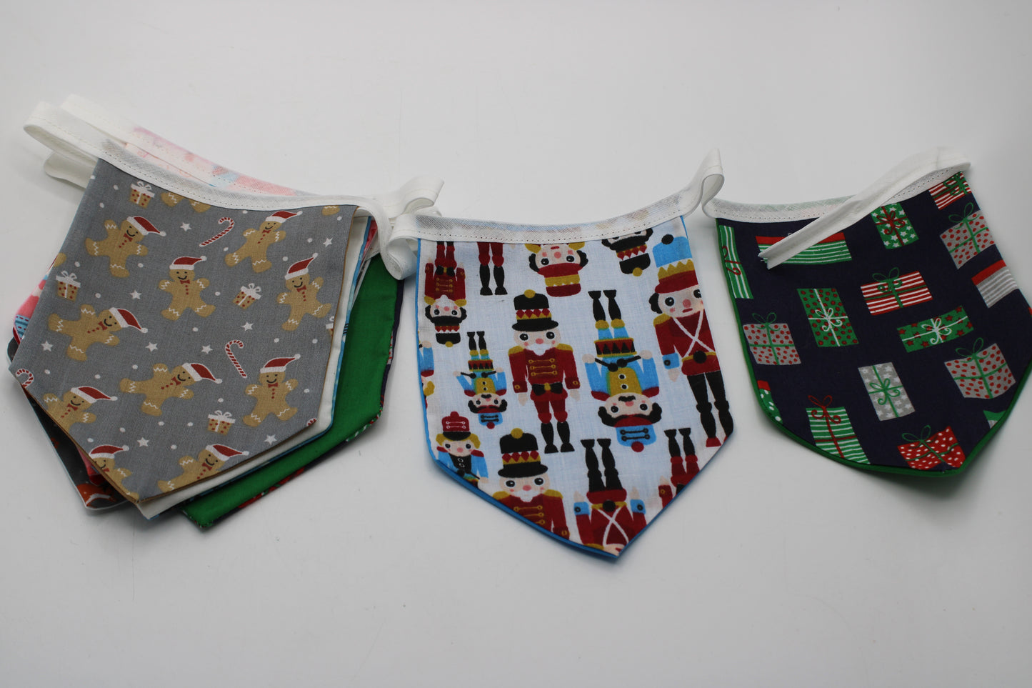 Hand Crafted Multi Coloured Christmas Bunting