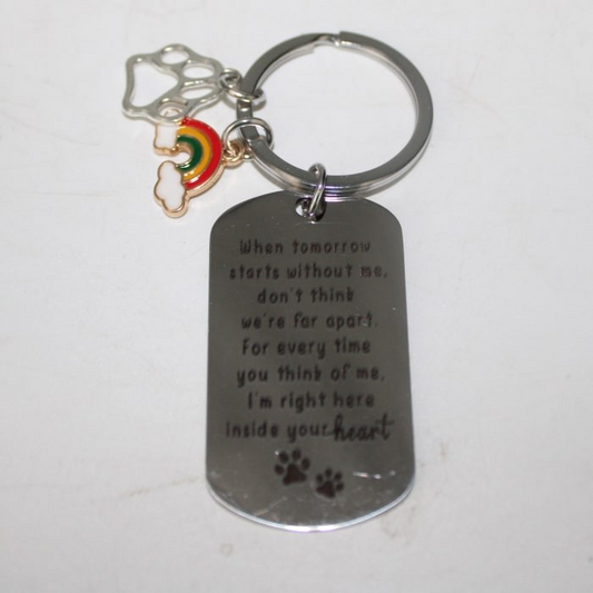 Rainbow Bridge Keyring