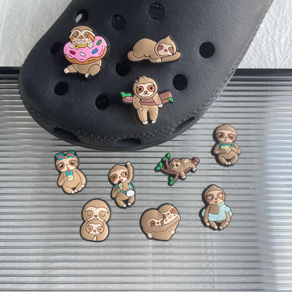 Sloth Shoe Charms for Crocs