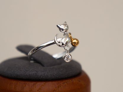 Feline Fancy Teddy Cat Ring