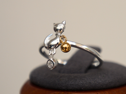 Feline Fancy Teddy Cat Ring