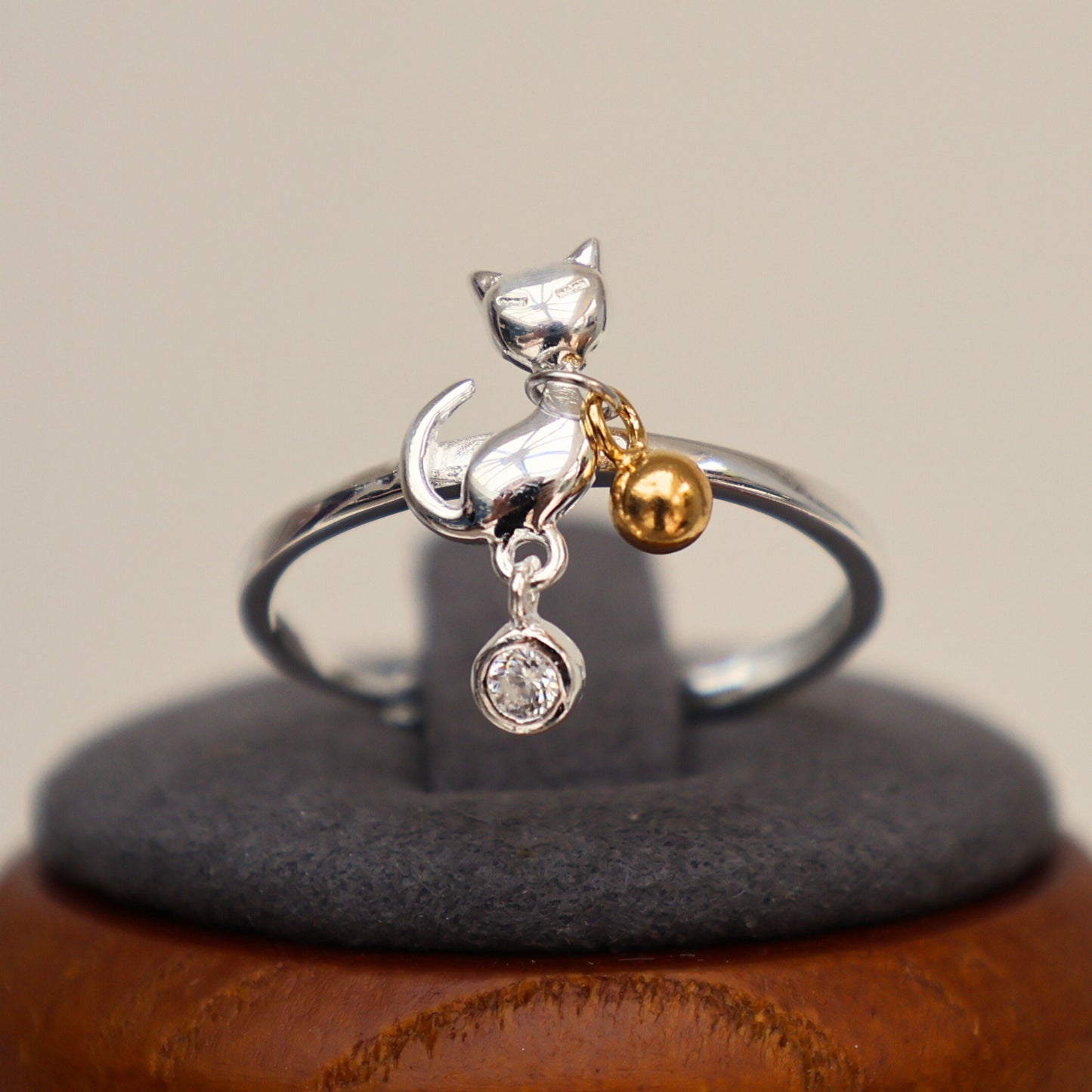 Feline Fancy Teddy Cat Ring