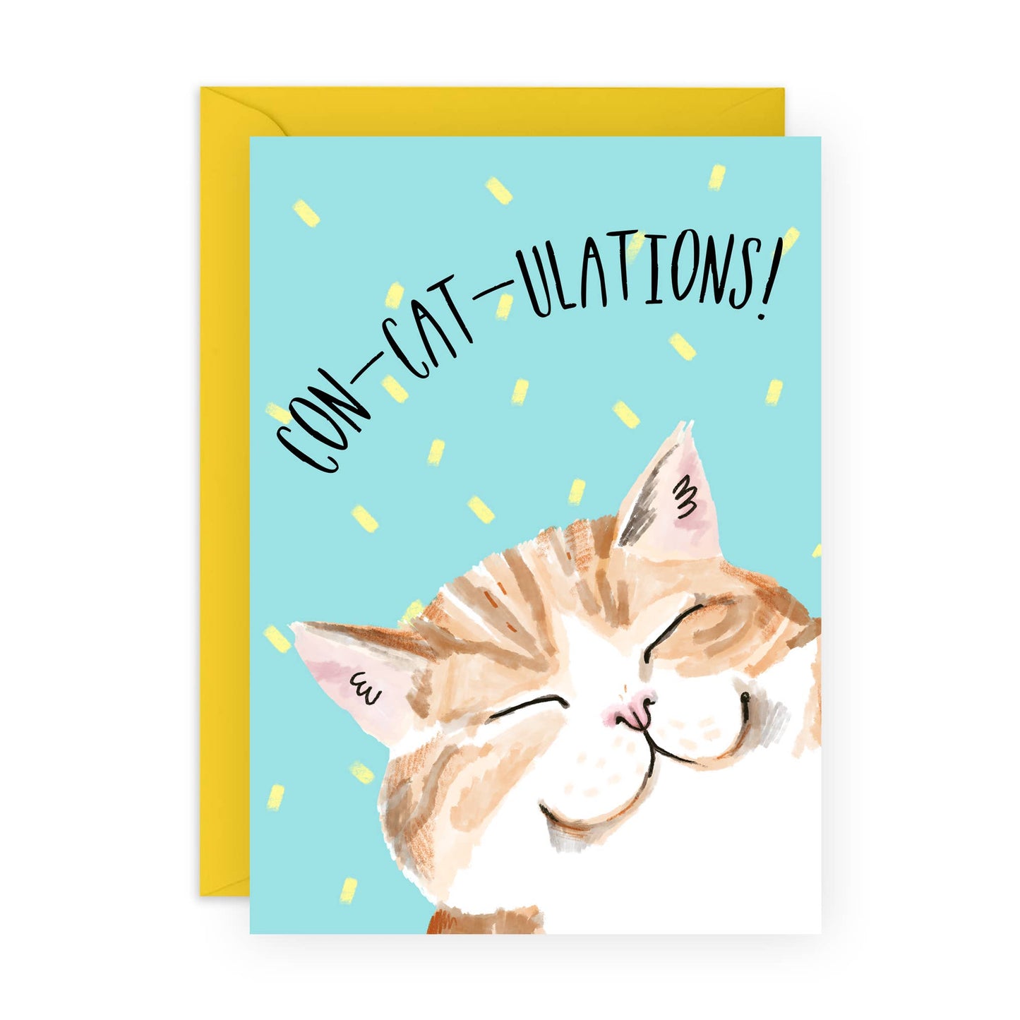 Greetings Card a Cat Congratulations Card