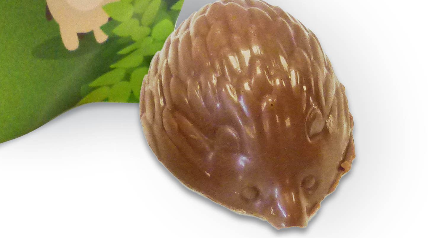 Hames Solid Milk Chocolate Shaped Hedgehogs