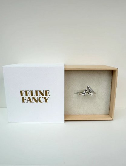 Feline Fancy Mama Love Cat Ring