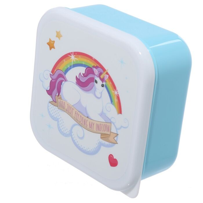 Enchanted Rainbows Unicorn Set of 3 Lunch Box SML