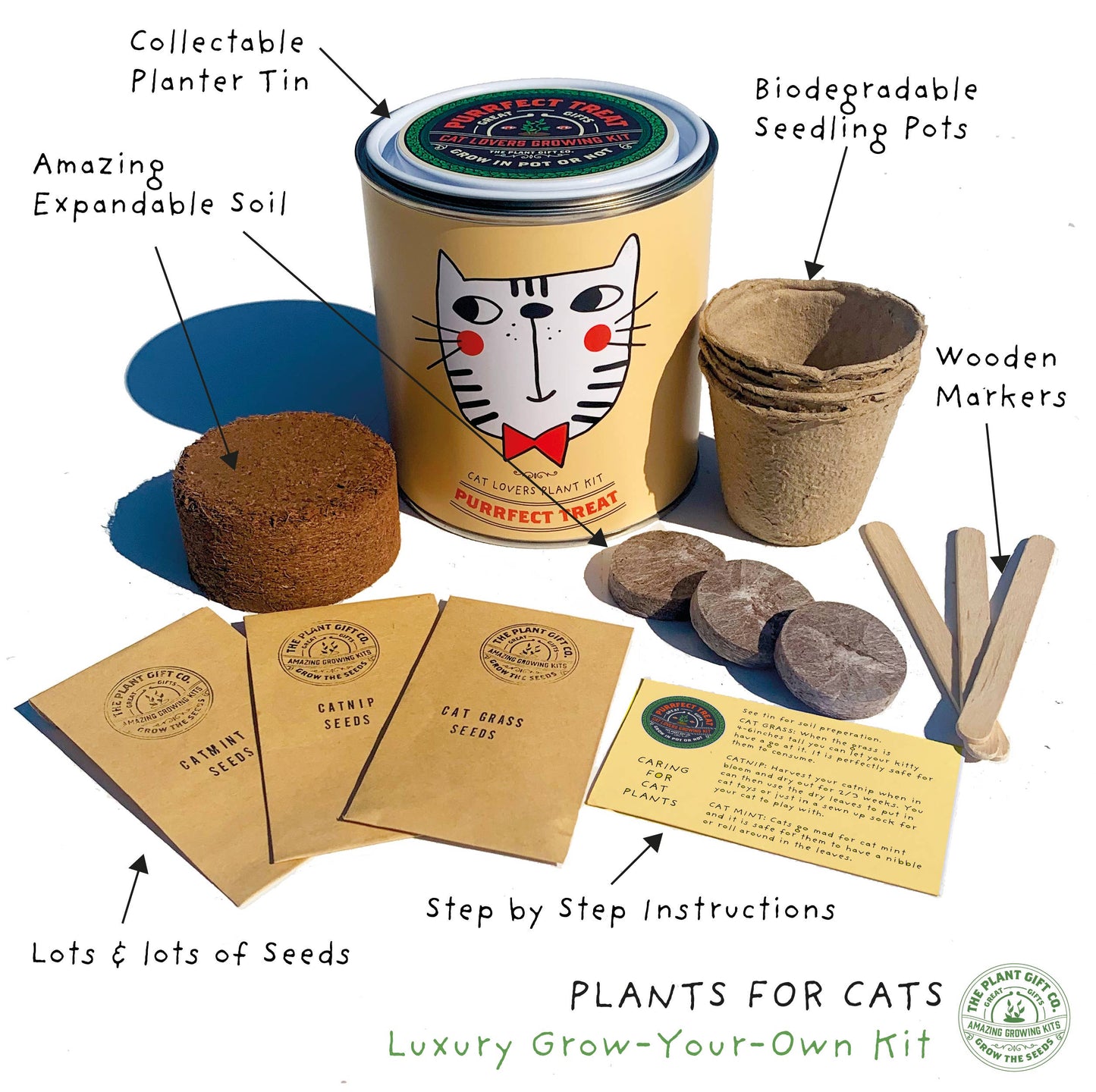 Purrfect Treat and Eco Grow Your Own Plant Kit