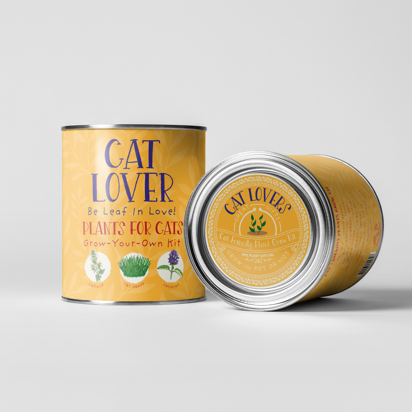 Cat Lovers Eco Grow Your Own Plant Kit Gardening Kit