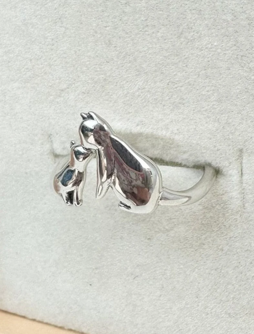 Feline Fancy Mama Love Cat Ring